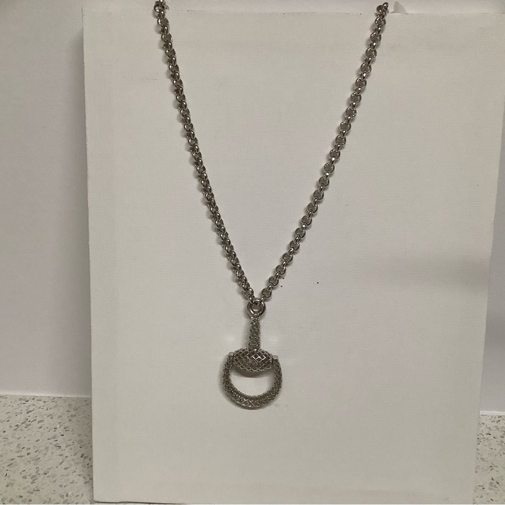 Gucci Silver Minimalist Necklace